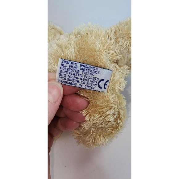 Vintage Aurora Floppy Puppy Dog Golden Spotted Blend Plush Bean Bag Stuffed Anim - Picture 5 of 8